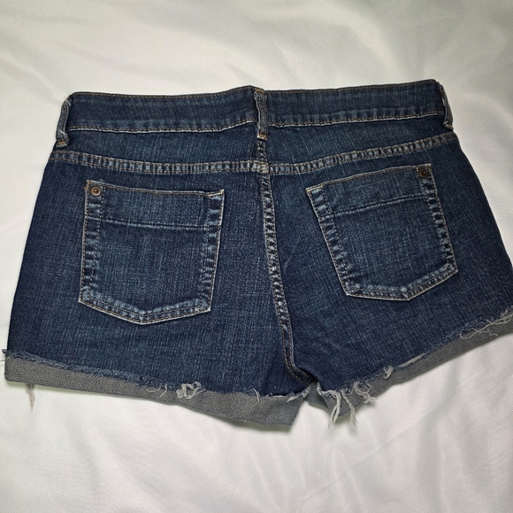 Bitten Denim Jean Shorts By Sarah Jessica Parker- Size 10 - Picture 2 of 7